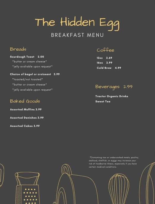 The Hidden Egg Menu image 2
